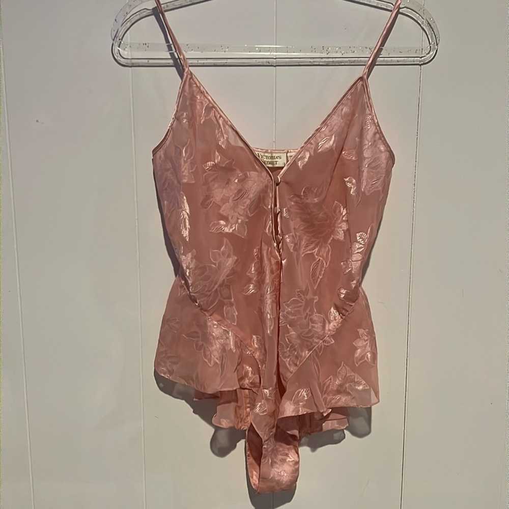 Victoria’s Secret Gold Label Pink Sheer Bodysuit